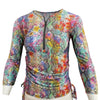 Leah Swim Top: Rainbow Snake