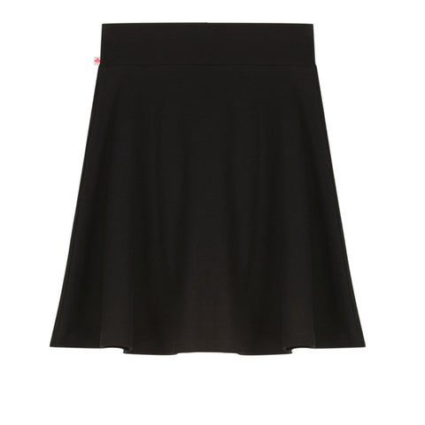 Ribbed Camp Skirt Classic Black by Three Bows