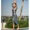 Mahlia Skirt Gunmetal (Swim)