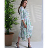 White Paisley Dress by Roslyn