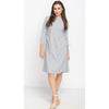 Mocha Ruched Ribbed Dress