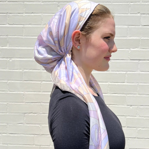 Pastel Paisley Headscarf by Valeri