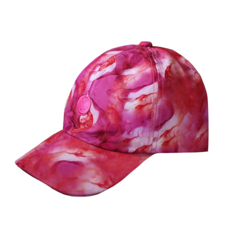 Hot Pink Floral Explosion Cap by Nicsessories