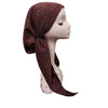 Lurex Shimmer Ribbed Sweater Knit Atifa Pre-Tied Headscarf