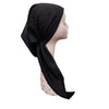 Lurex Shimmer Ribbed Sweater Knit Atifa Pre-Tied Headscarf