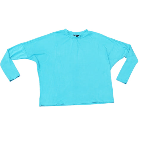 Wide Dolman Top by KMW: Aqua