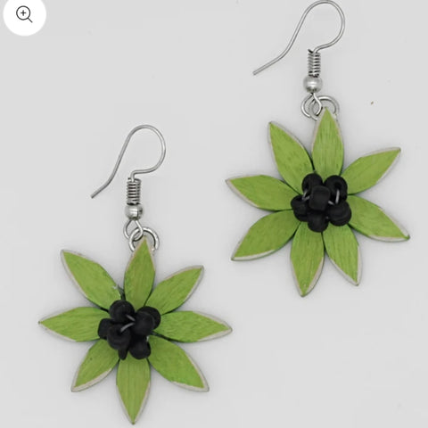 Lime Amaya Earrings by Sylca