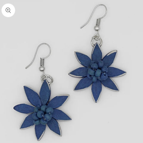 Blue Amaya Earrings by Sylca