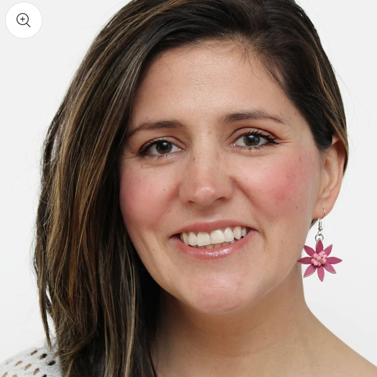 Magenta Amaya Earrings by Sylca