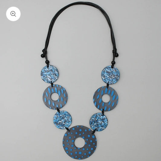 Blue Rosalyn Necklace: Sylca