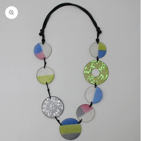 Multi Color Emmie Necklace: Sylca