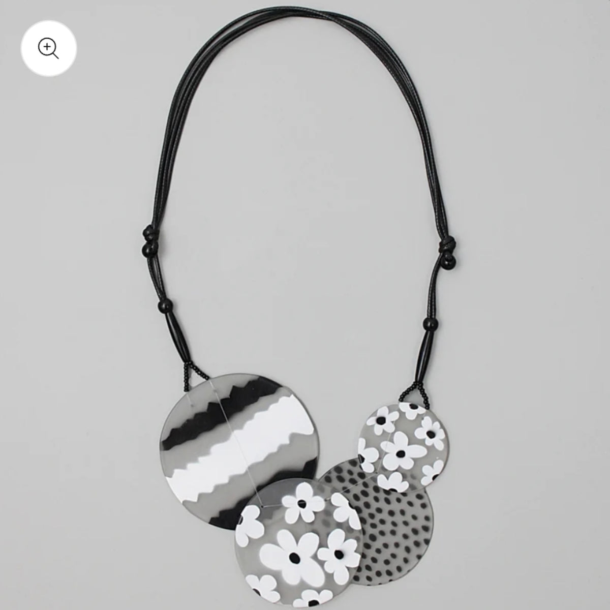 Floral Frosted Laila Necklace Sylca