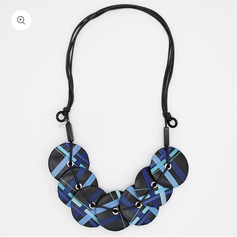 Saphire Circle Lisa Necklace Sylca