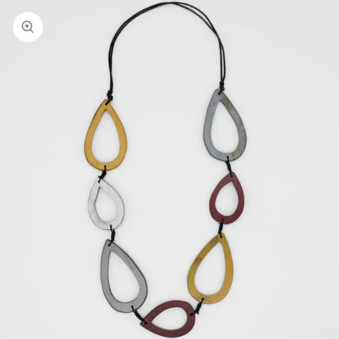 Tear Drop Aubrey Necklace Sylca