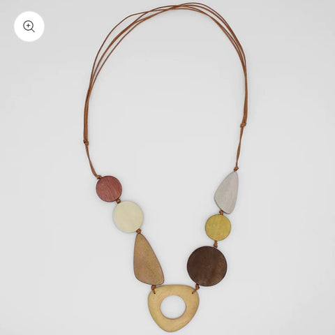 Geometruc Birk Necklace Sylca