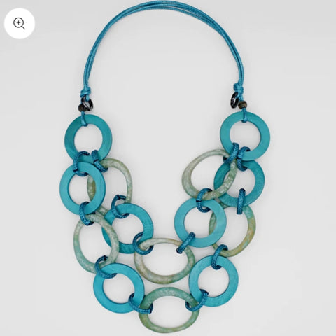 Turquoise Link Daniella Necklace Sylca