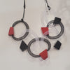 Sylca Necklace: RED Mesh Terra
