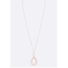 Oval Crystal Necklace