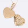 Heart Locket Dainty Short Chain Necklace