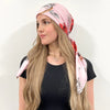 Chloe Satin Open Square Headscarf by Valeri