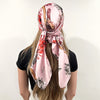 Chloe Satin Open Square Headscarf by Valeri