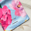 Gratitude Garden Satin Open Square Headscarf by Valeri