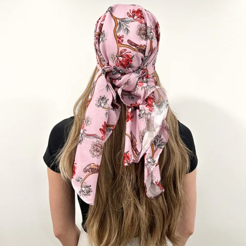 Chloe Open Square Headscarf by Valeri