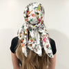 Iris Open Square Headscarf by Valeri