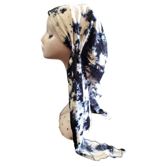 Velvet Tye dye Pretied Tichels by SG