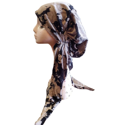 Velvet Tye dye Pretied Tichels by SG