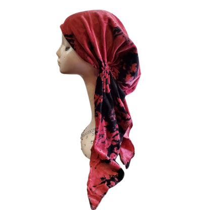 Velvet Tye dye Pretied Tichels by SG
