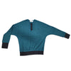 Green Dolman Henley Top by Lilac Teen