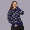 Blue Pixel Cozy Sweater by Lilac Teen