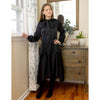Satin Black Dress by Lilac Teen