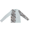 Beams Contrast WHITE Sweater