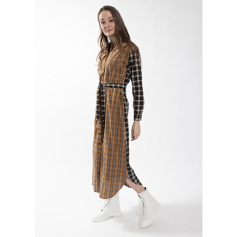 Plaid Shirt Dress