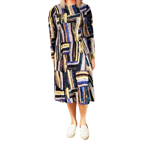 Lena Knit Fit & Flare Dress