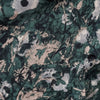 Ana Floral Drawstring Midi Dress Green