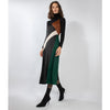 Colorblock Sleeveless Slip Dress