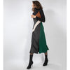 Colorblock Sleeveless Slip Dress