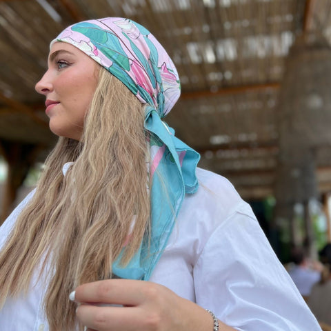 SB Headscarf: Sage Leaf