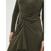 All Over Ruched Dress by MM Olive