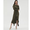 All Over Ruched Dress by MM Olive