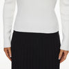 Puff Sleeve Ribbed Top by MM