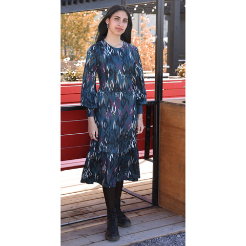 Tiffany Dress: Turqoise Knit