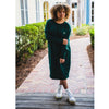 Pine Logo Sweatshirt Dress by Mikah