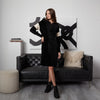Colorblock Bonnie Dress Black/Oatmeal