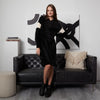Colorblock Bonnie Dress Black/Oatmeal