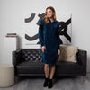 Colorblock Bonnie Dress Teal/Black