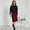 Hazel Skirt Burgundy